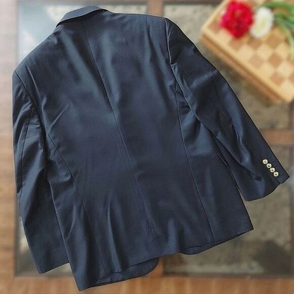 Vtg Jack Victor black Lanzawood SPJ Blazer - Picture 2 of 12